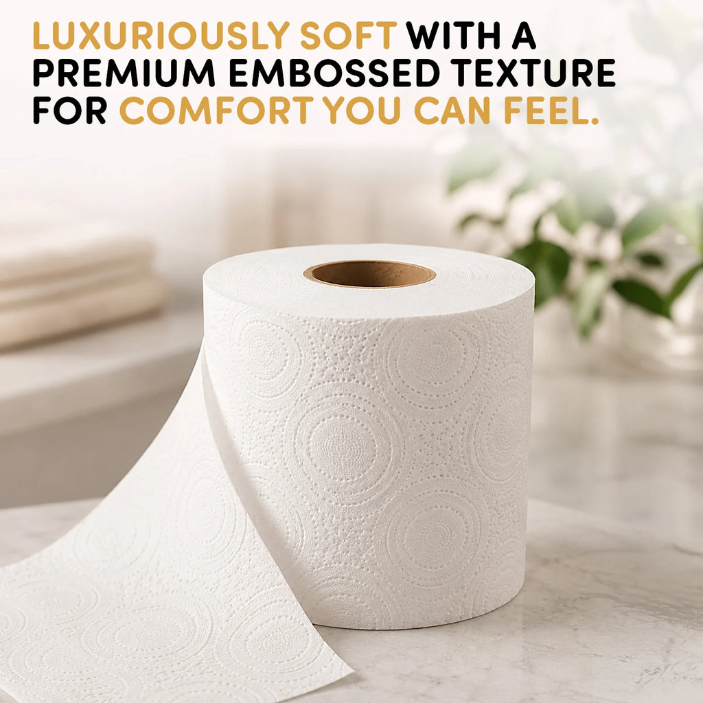 Elora Eco-Friendly 3-Ply Toilet Tissue – Vanilla & Marshmallow Scent