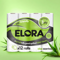 Elora Eco-Friendly 3-Ply Aloe Scented Toilet Tissue