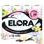 Elora Eco-Friendly 3-Ply Toilet Tissue – Vanilla & Marshmallow Scent