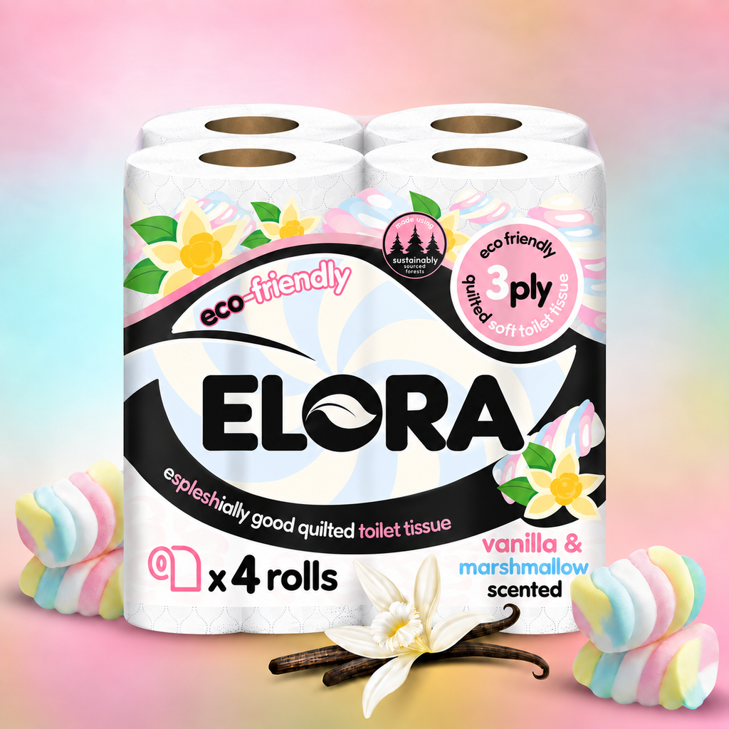 Elora Complete Cleaning Essentials Bundle – 4-Piece Bathroom Care Set
