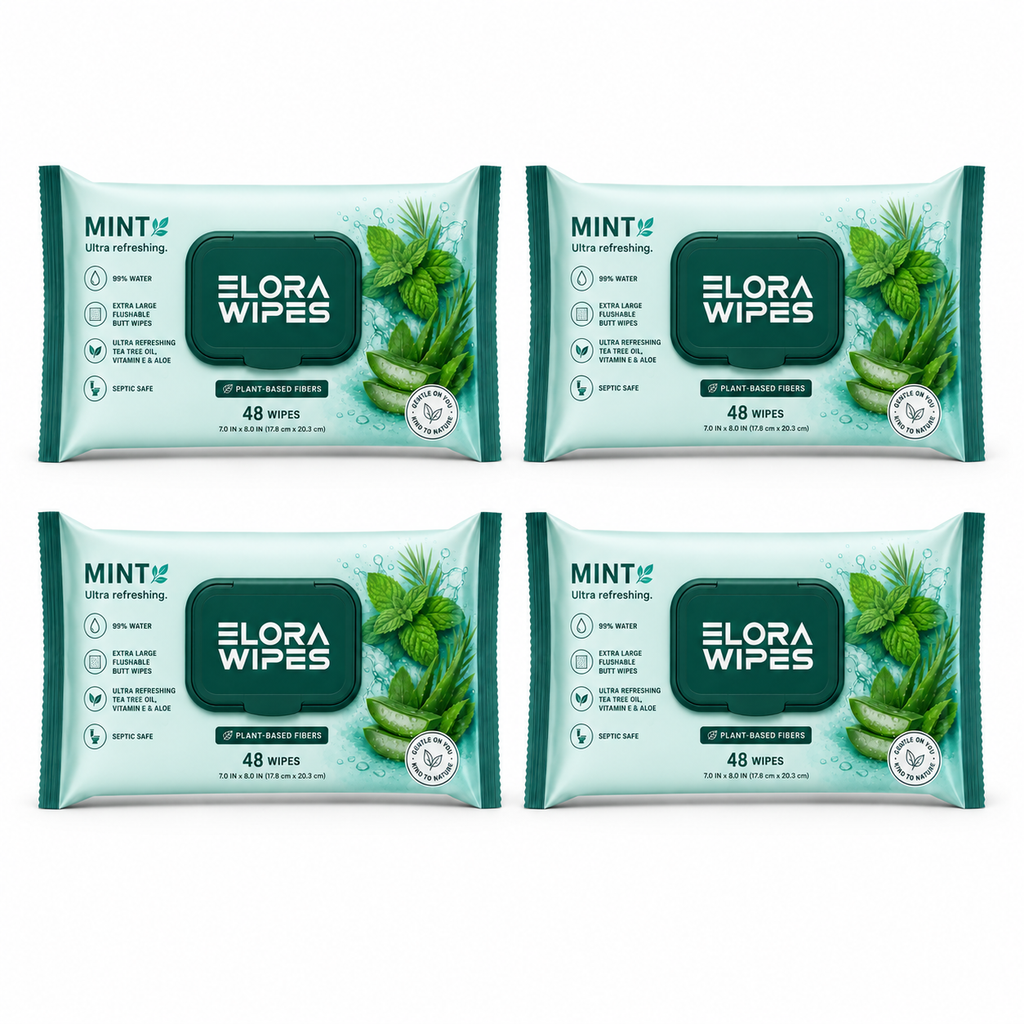 Elora Wipes  Mint Ultra Refreshing | 48 Count