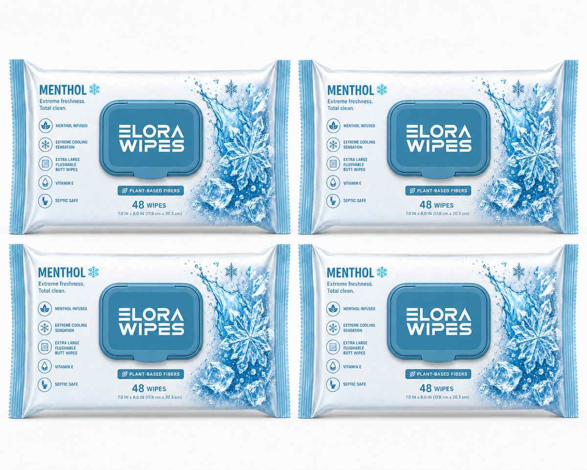 Elora Wipes Menthol Extreme Freshness | 48 Count