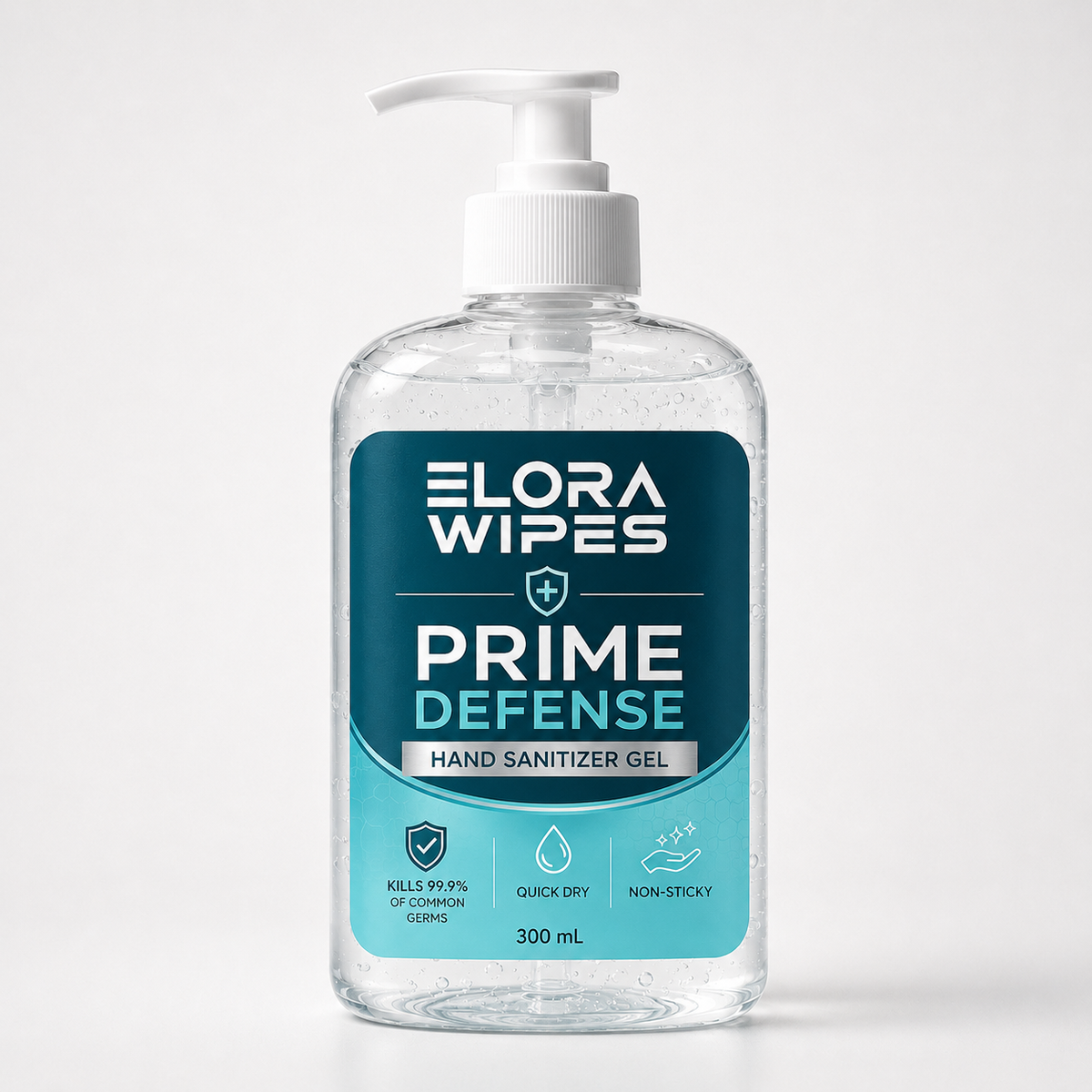 Elora Wipes Prime Defense Hand Sanitizer Gel, 300 mL