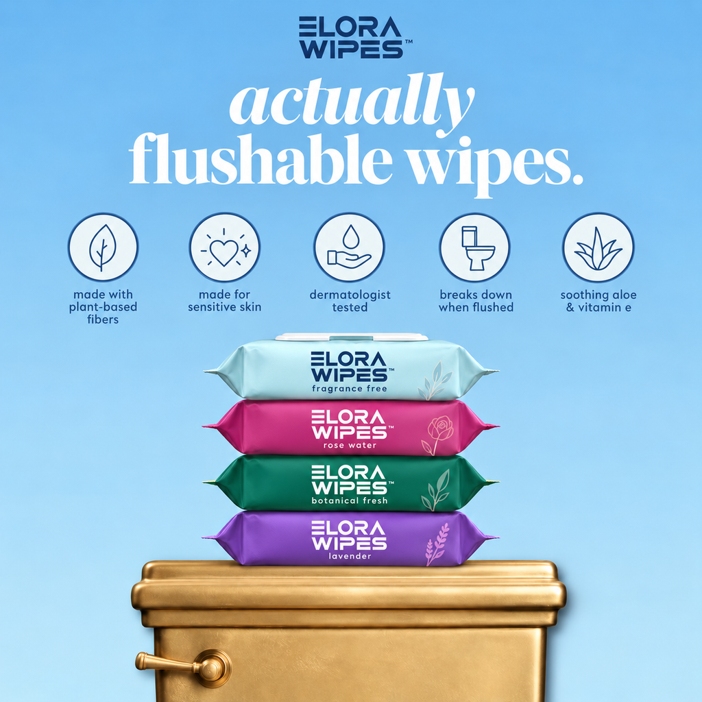Elora Wipes  Fragrance-Free, 48 Count