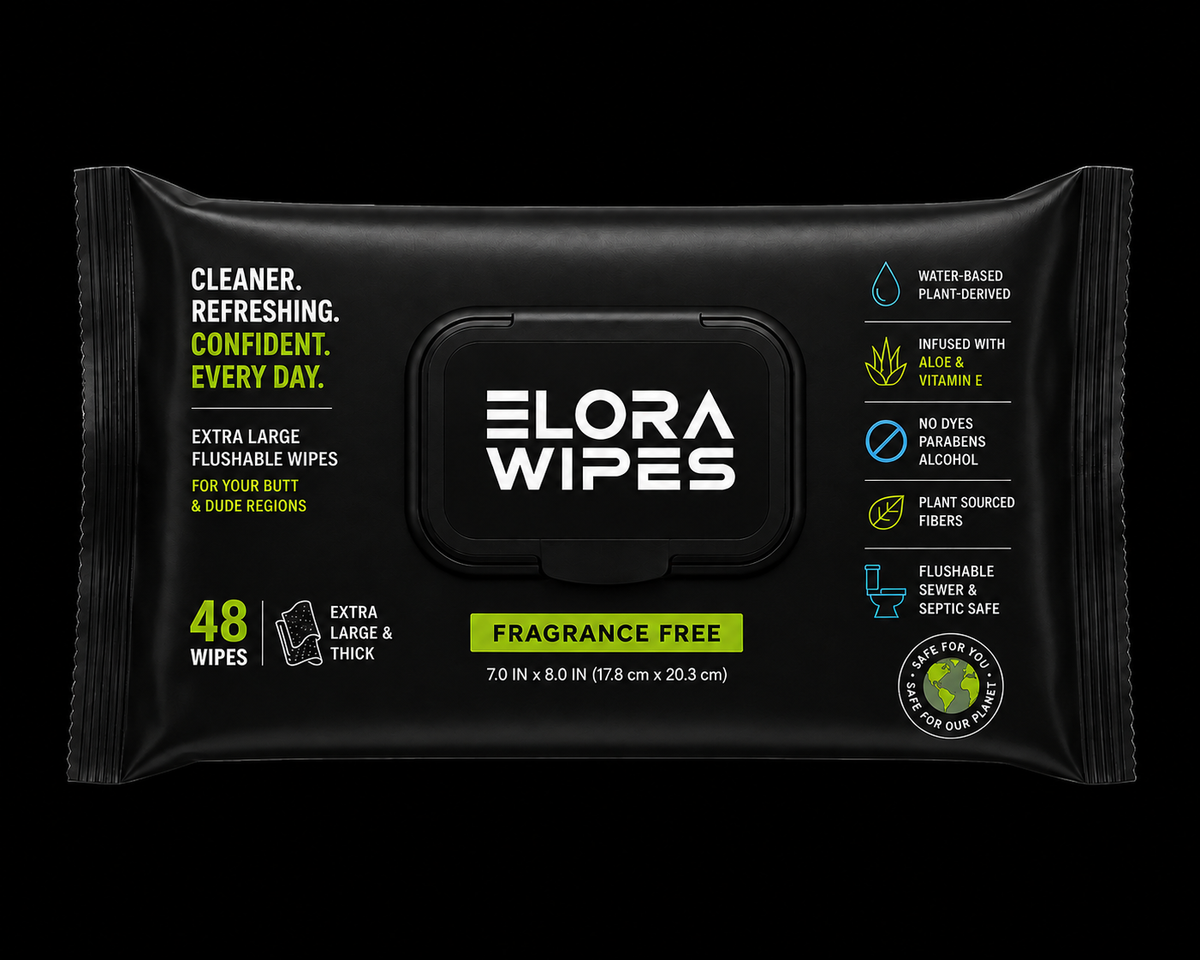 Elora Wipes  Fragrance-Free, 48 Count
